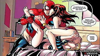 Wonder Woman And Spider Man In A Gay Valentine's Threesome