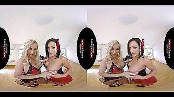 MILFs In Latex And High Heels Get Naughty In VR Porn
