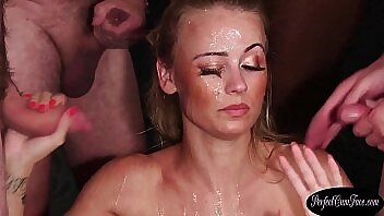 European Beauty Gets A Facial In A Wild Group Scene With Sexy Partners